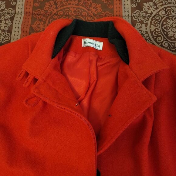 WINTER coat- Red color Hermax kay - Picture 8 of 12